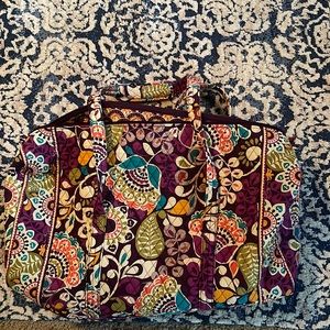 Oversized Vera Bradley duffel bag
